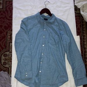 J Crew Blue Denim Button up Shirt